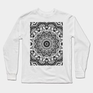 Lace pattern Long Sleeve T-Shirt